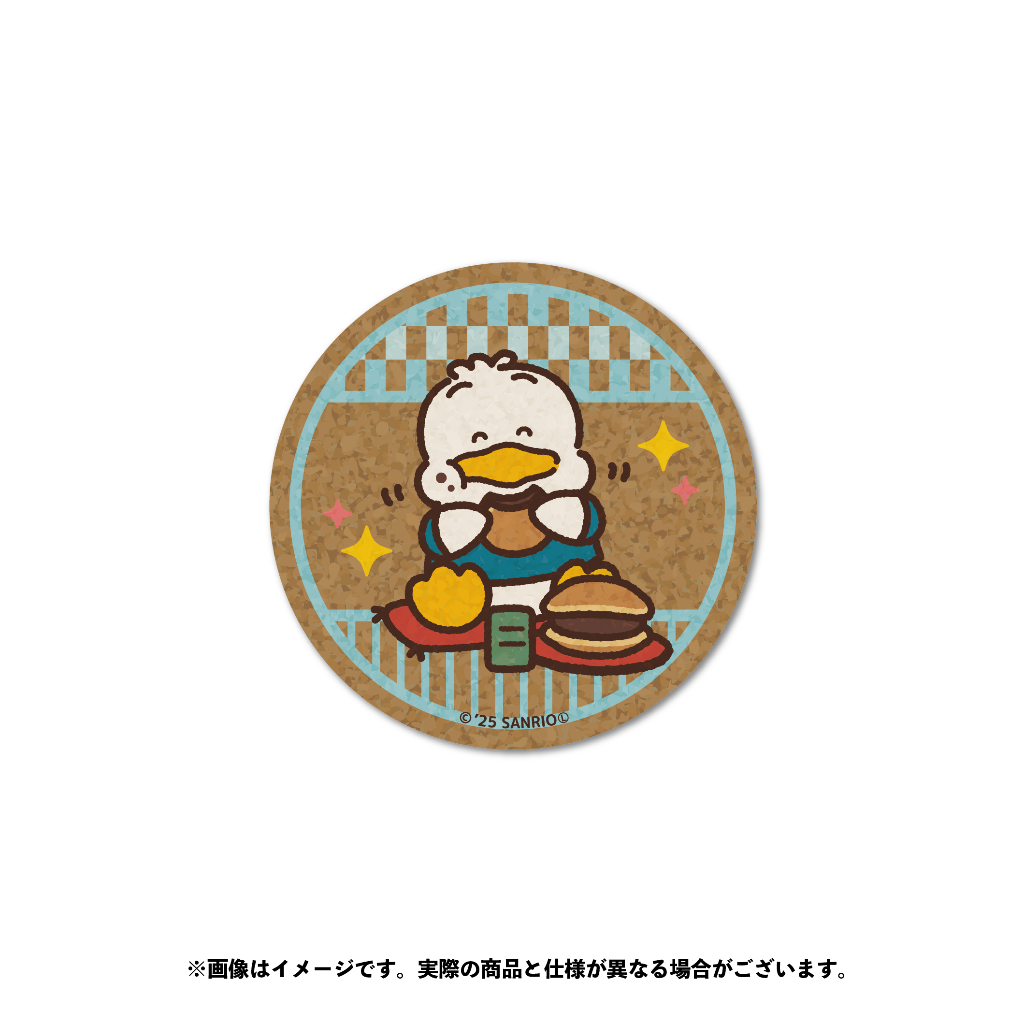 あひるのペックル コルクコースター（2）