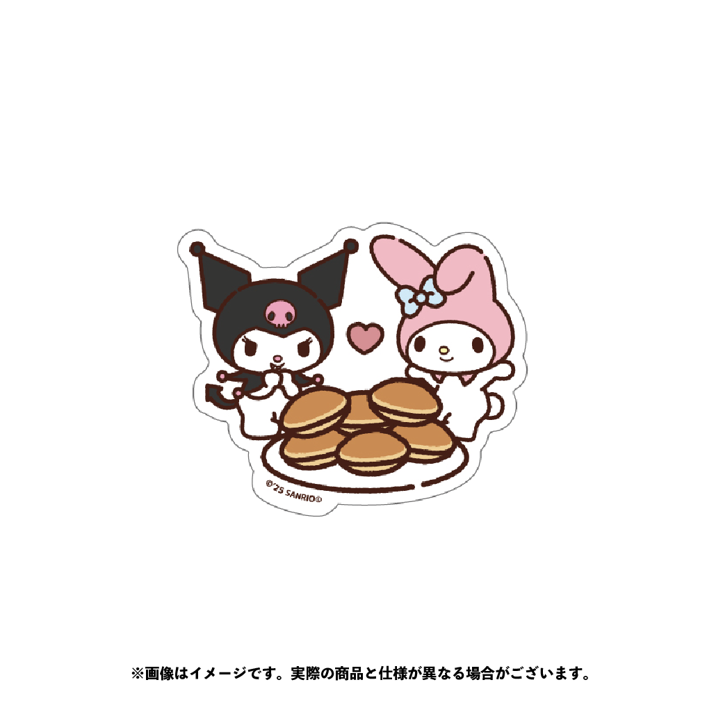 アクリルプレート★クロミ　キティ　マイメロ　ピカチュウ　ロゴ　LV スタバ マイメロディ&クロミ ダイカットステッカー（4）