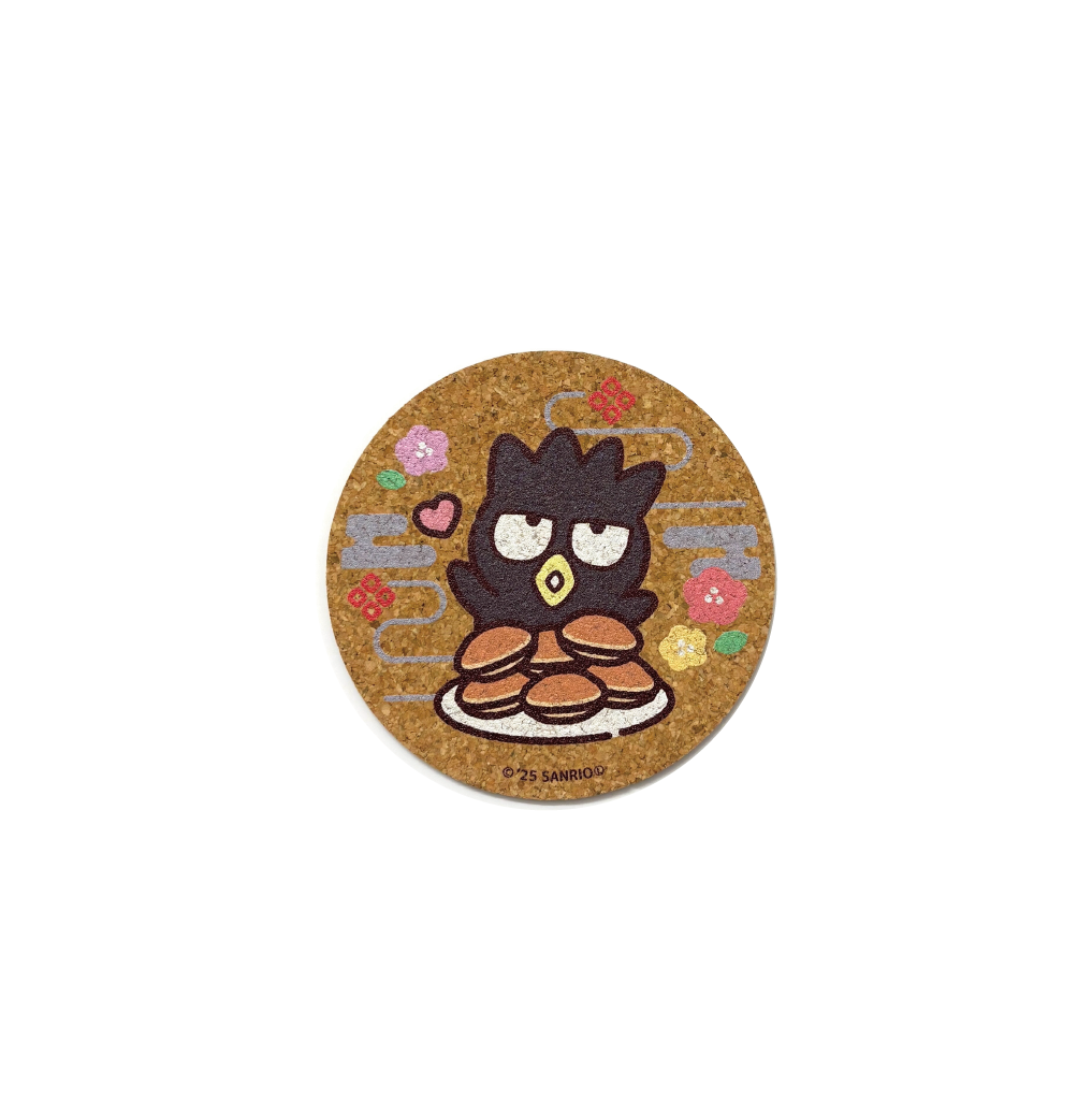 バッドばつ丸 コルクコースター(1)