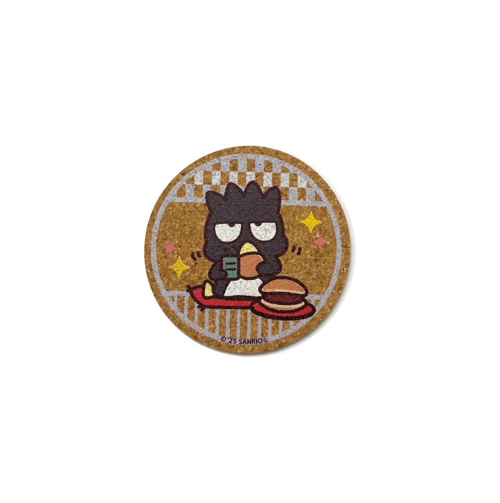 バッドばつ丸 コルクコースター(2)