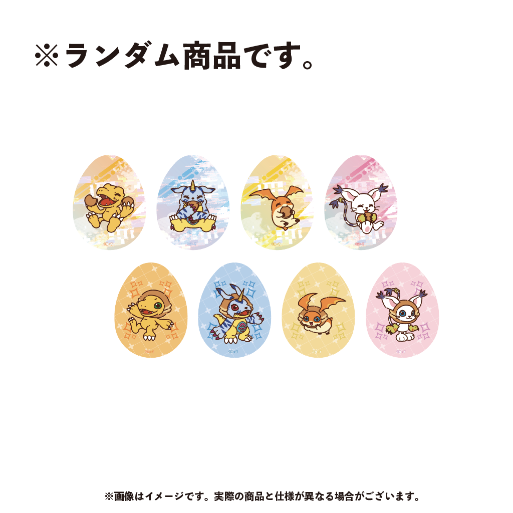 デジモンアドベンチャー TRたまご型缶バッジ(全8種)【10月下旬以降順次発送】
