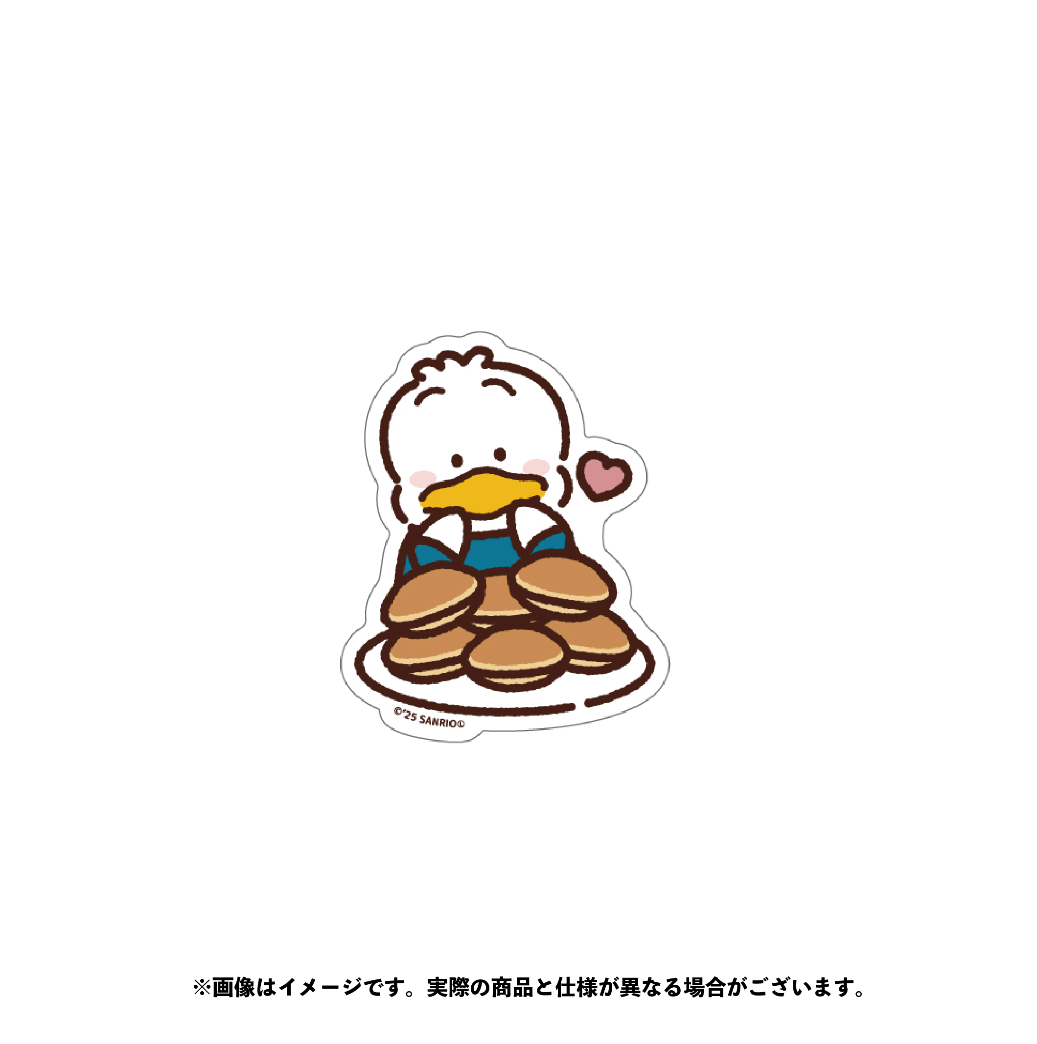 あひるのペックル ダイカットステッカー（４）【9月下旬以降順次発送】