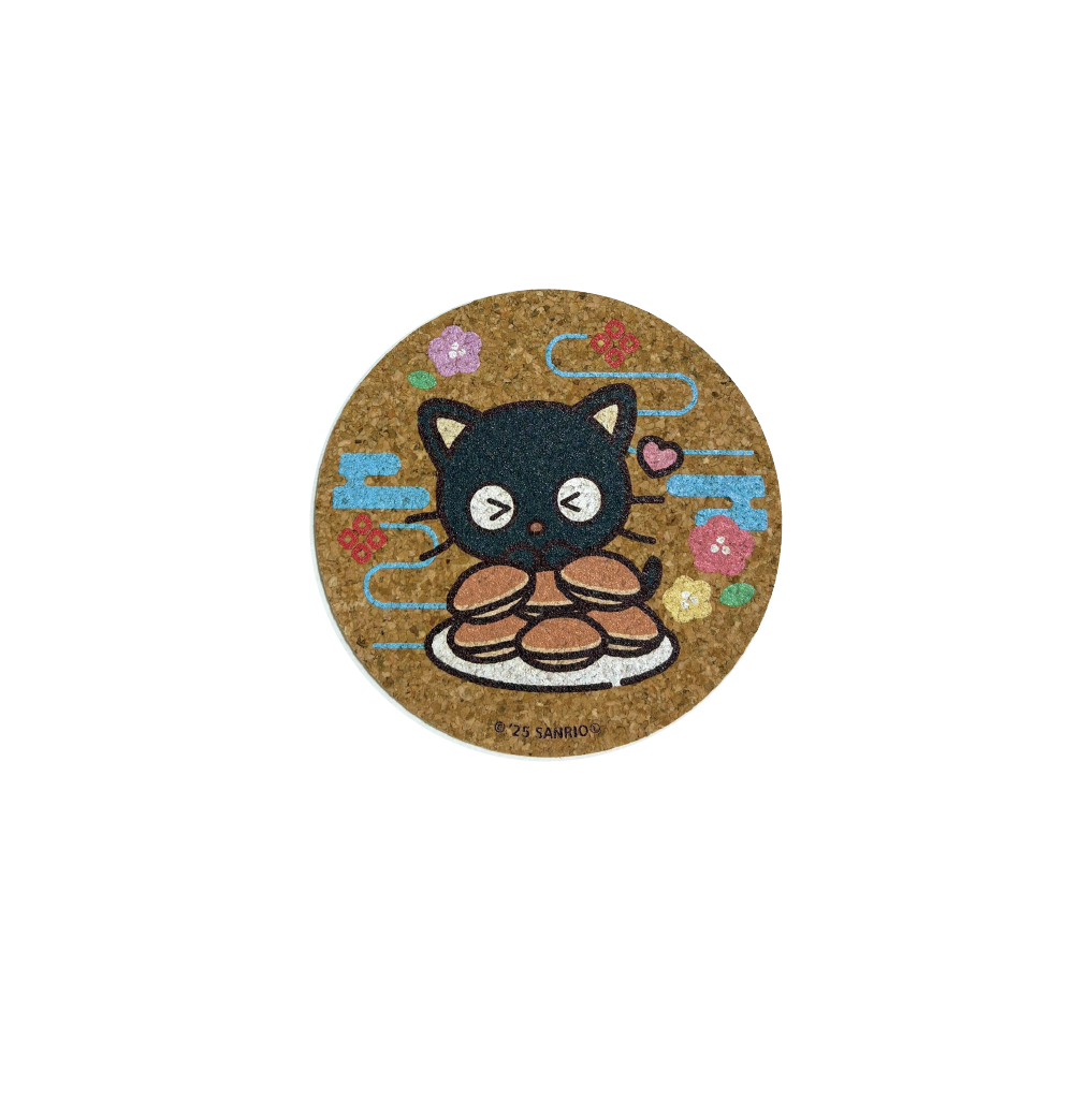 チョコキャット コルクコースター（１）【7月中旬以降順次発送】