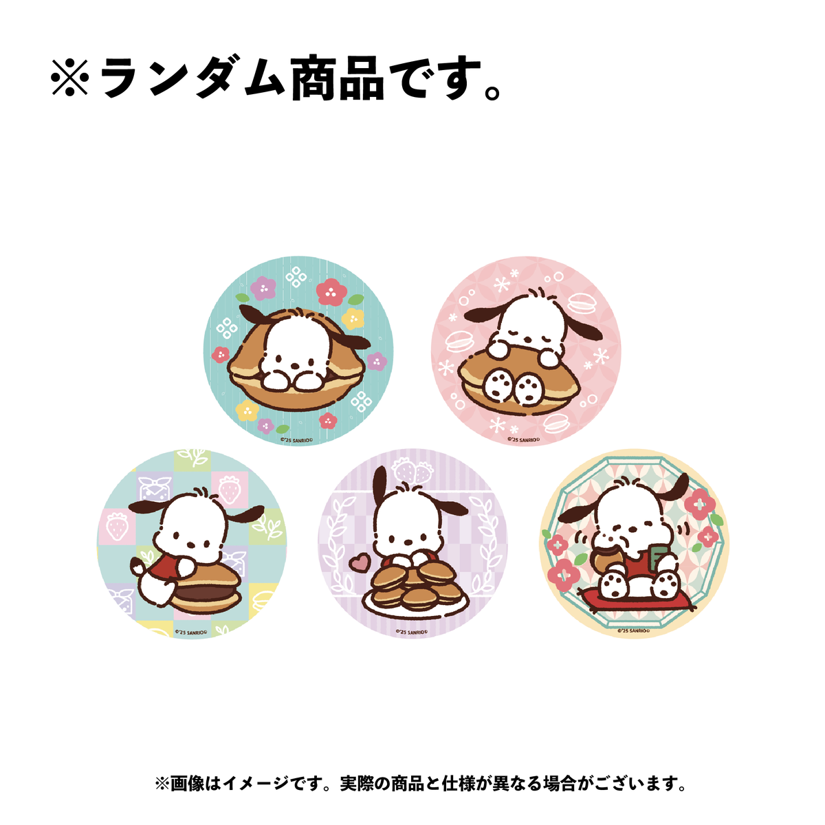 ポチャッコ ランダム缶バッジ（全5種）